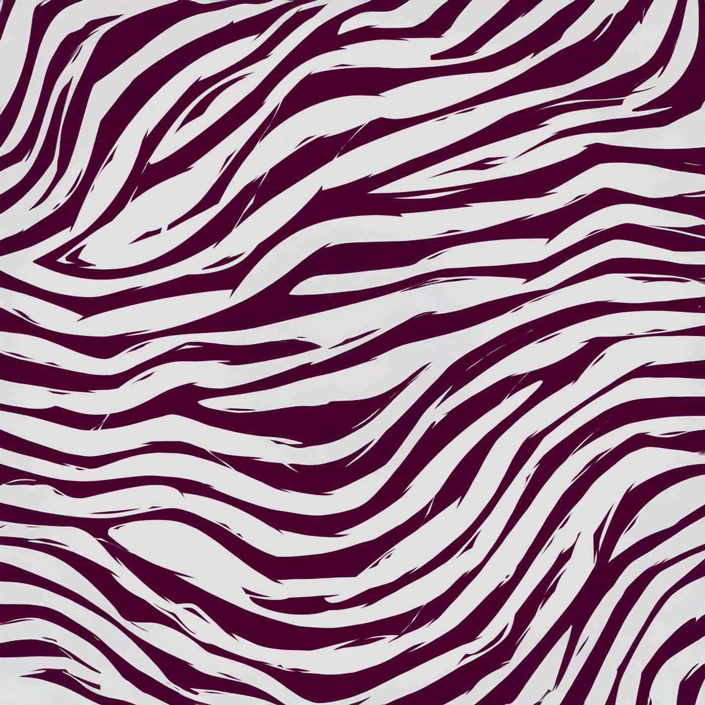 Abstract burgundy and silver zebra artwork